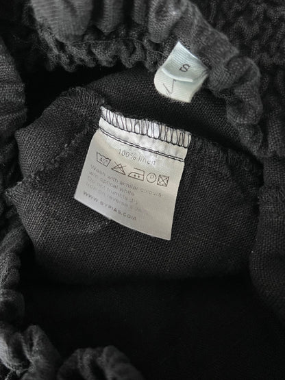 Preloved Bypias pellavapaita & pellavahousut, musta, S Siloa Secondhand – huollettu ja kuntotarkastettu