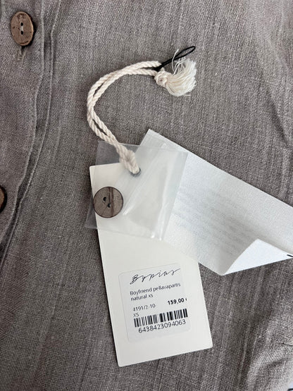 Preloved Bypias pellavapusero, vaaleanruskea, XS Siloa Secondhand – huollettu ja kuntotarkastettu