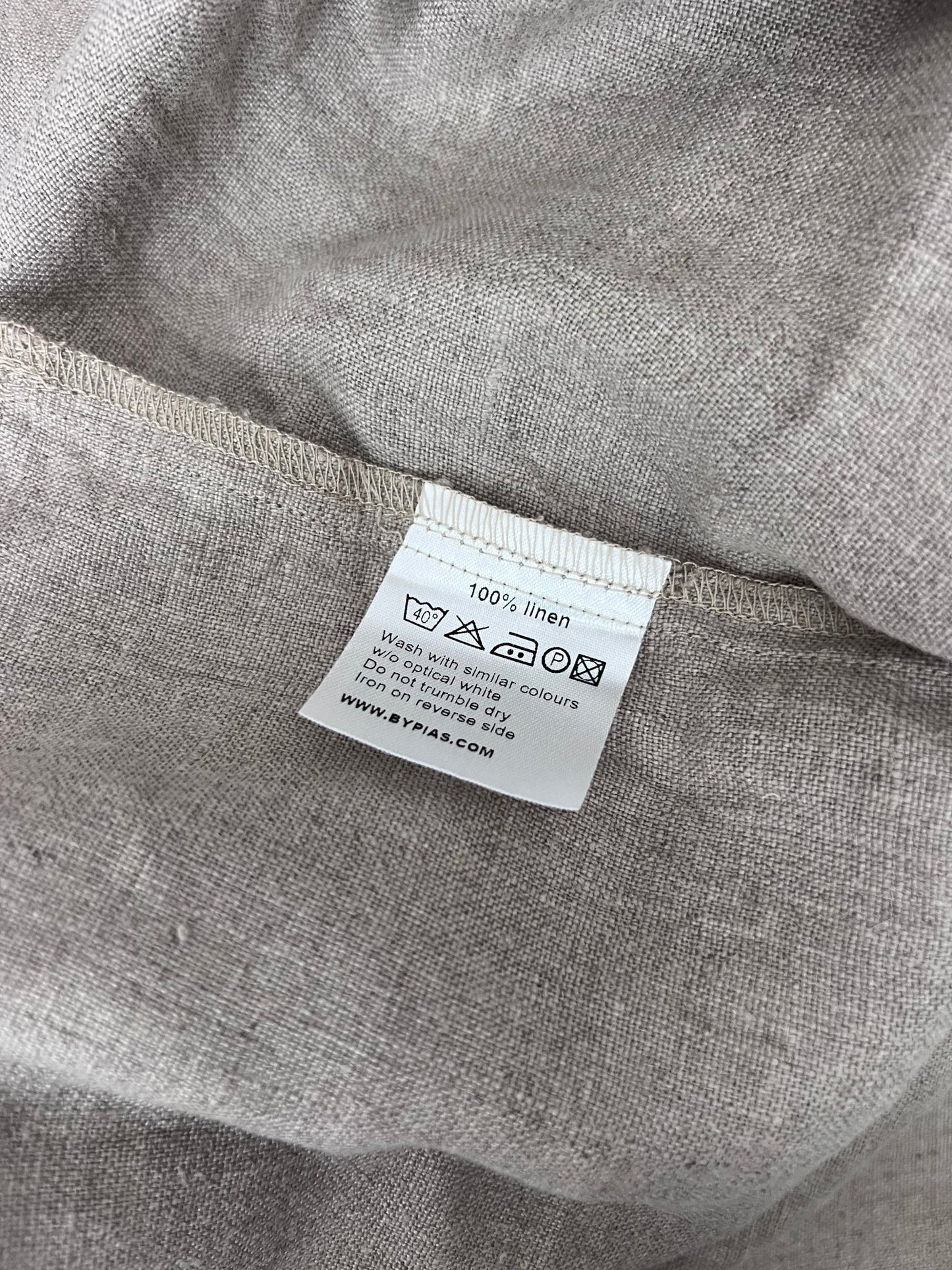 Preloved Bypias pellavapusero, vaaleanruskea, XS Siloa Secondhand – huollettu ja kuntotarkastettu