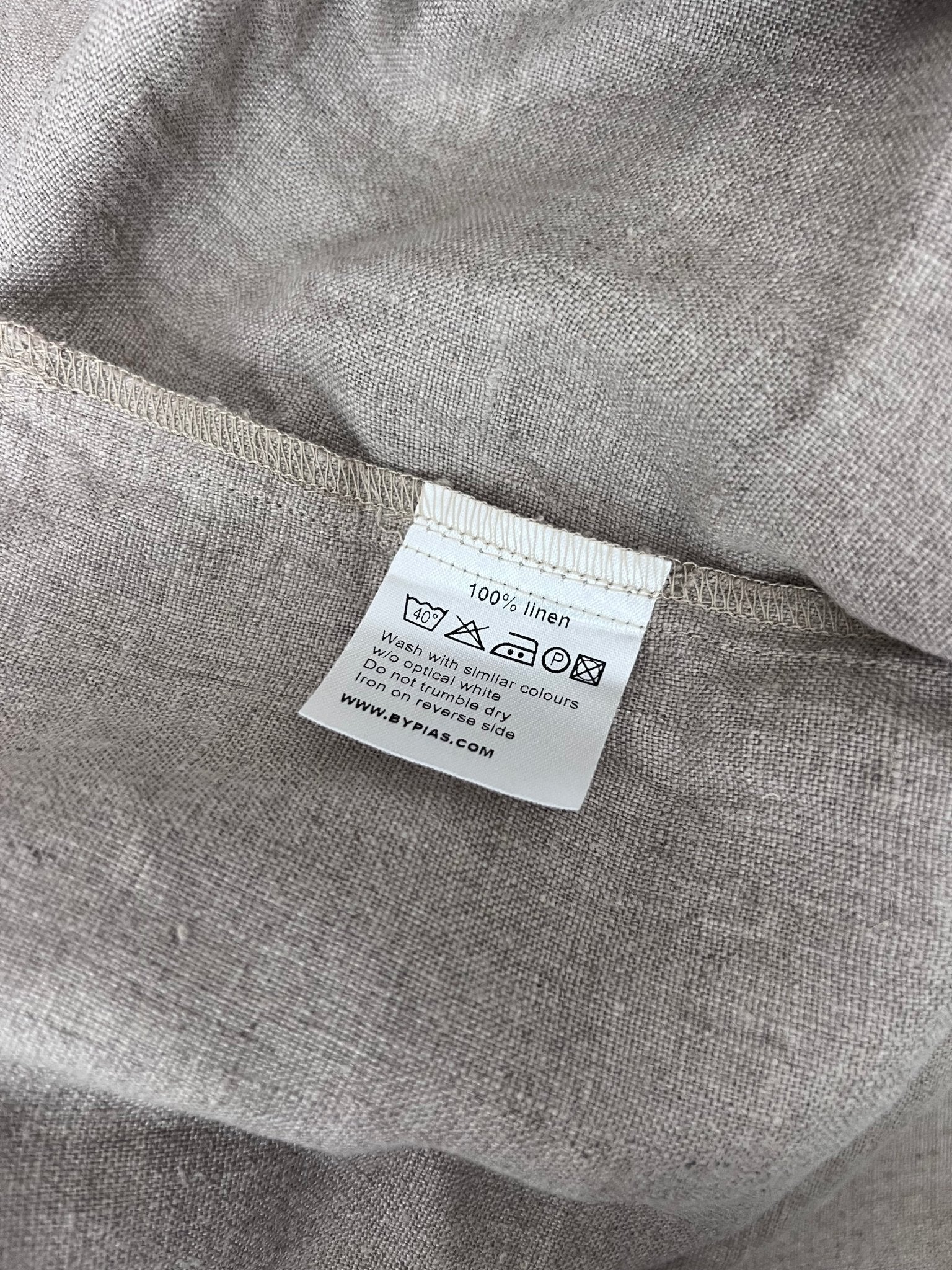 Preloved Bypias pellavapusero, vaaleanruskea, XS Siloa Secondhand – huollettu ja kuntotarkastettu