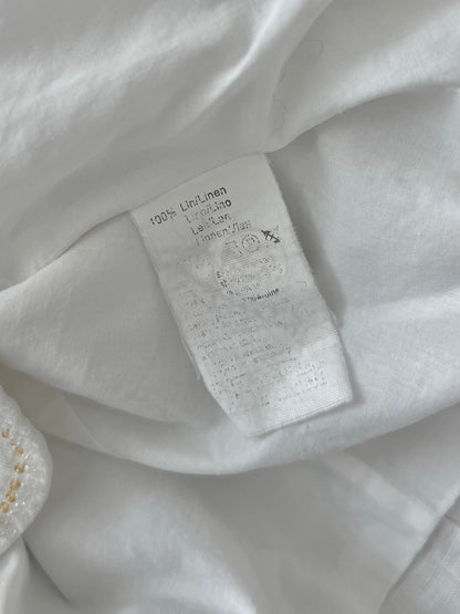 Preloved Camaieu pellavableiseri, valkoinen, L Siloa Secondhand – huollettu ja kuntotarkastettu