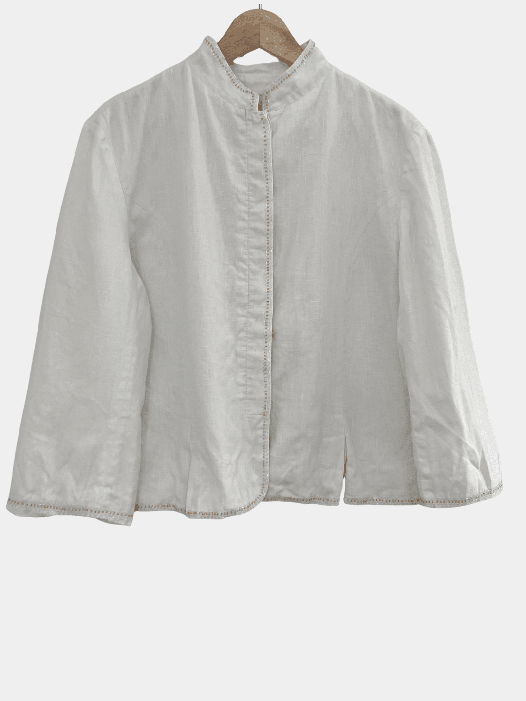 Preloved Camaieu pellavableiseri, valkoinen, L Siloa Secondhand – huollettu ja kuntotarkastettu
