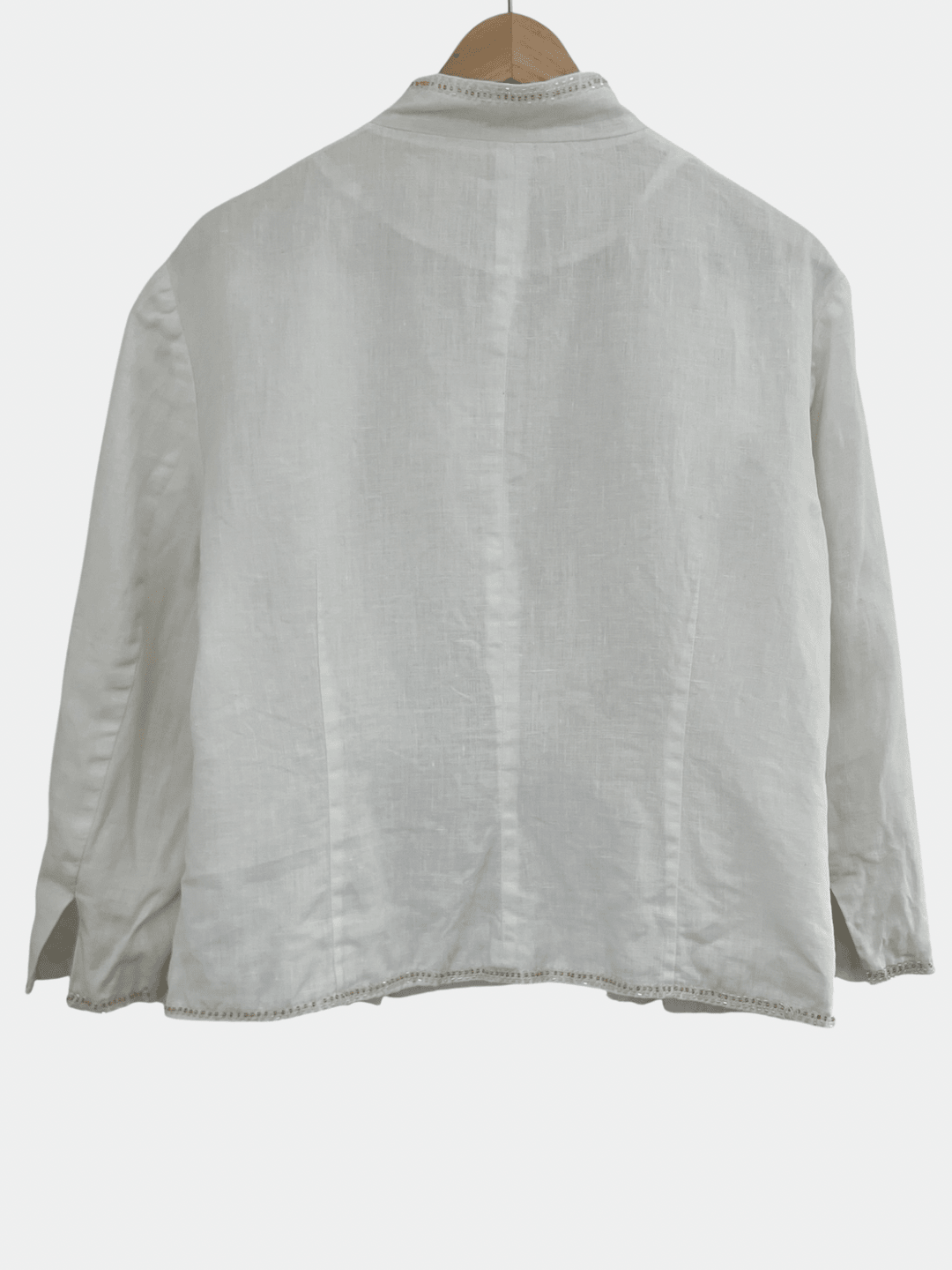 Preloved Camaieu pellavableiseri, valkoinen, L Siloa Secondhand – huollettu ja kuntotarkastettu