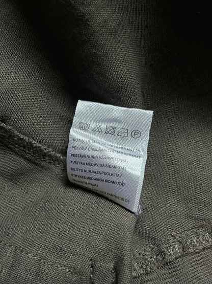 Preloved Canelle, 55 % pellava, 45 % puuvilla bleiseri, ruskea, koko 38 Siloa Secondhand – huollettu ja kuntotarkastettu