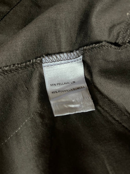Preloved Canelle, 55 % pellava, 45 % puuvilla bleiseri, ruskea, koko 38 Siloa Secondhand – huollettu ja kuntotarkastettu