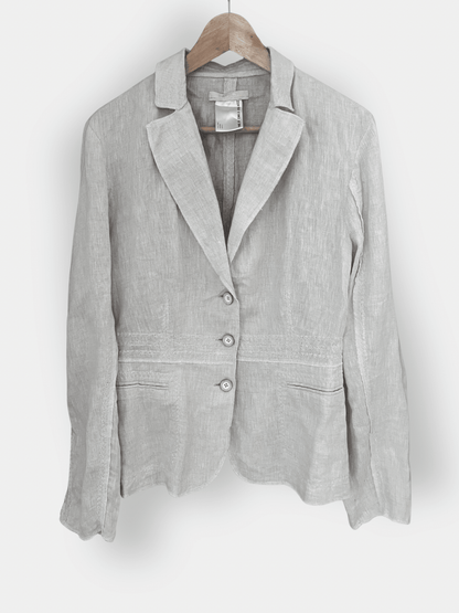 Preloved Carlo Colucci pellavableiseri, beige, L Siloa Secondhand – huollettu ja kuntotarkastettu