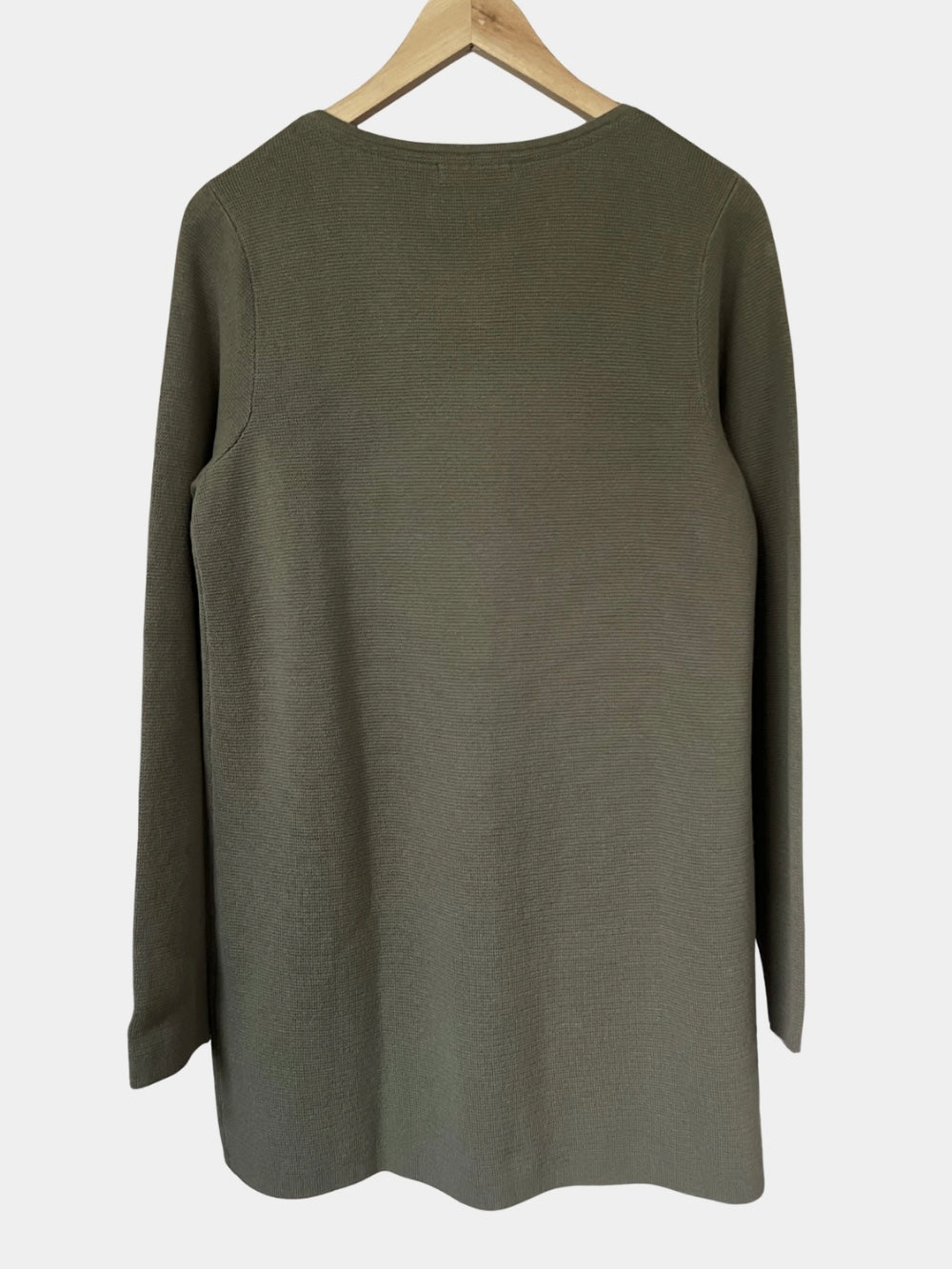 Preloved Cellbes puuvilla neuletakki, vihreä, M Siloa Secondhand – huollettu ja kuntotarkastettu