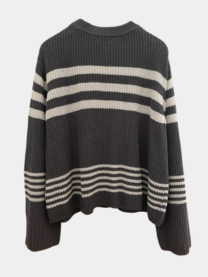 Preloved Claire Rose puuvillaneule, harmaa, L Siloa Secondhand – huollettu ja kuntotarkastettu