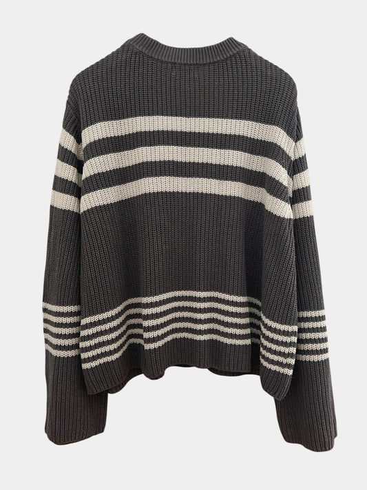 Preloved Claire Rose puuvillaneule, harmaa, L Siloa Secondhand – huollettu ja kuntotarkastettu