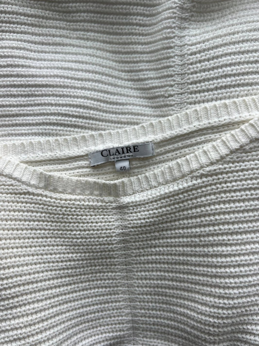 Preloved Claire Woman puuvillaneule, valkoinen, L Siloa Secondhand – huollettu ja kuntotarkastettu