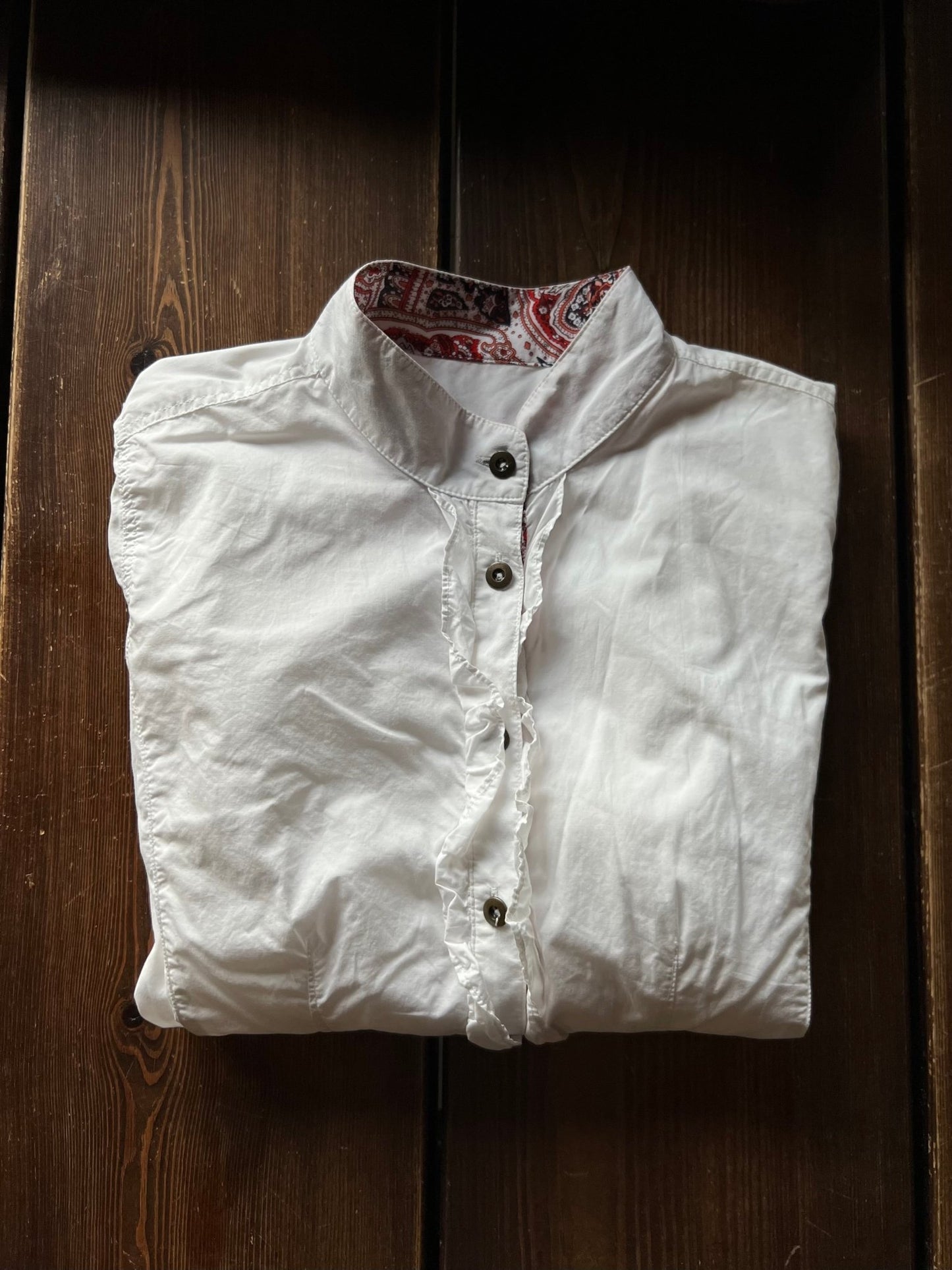 Preloved Emily puuvillapaita, valkoinen, M Siloa Secondhand – huollettu ja kuntotarkastettu