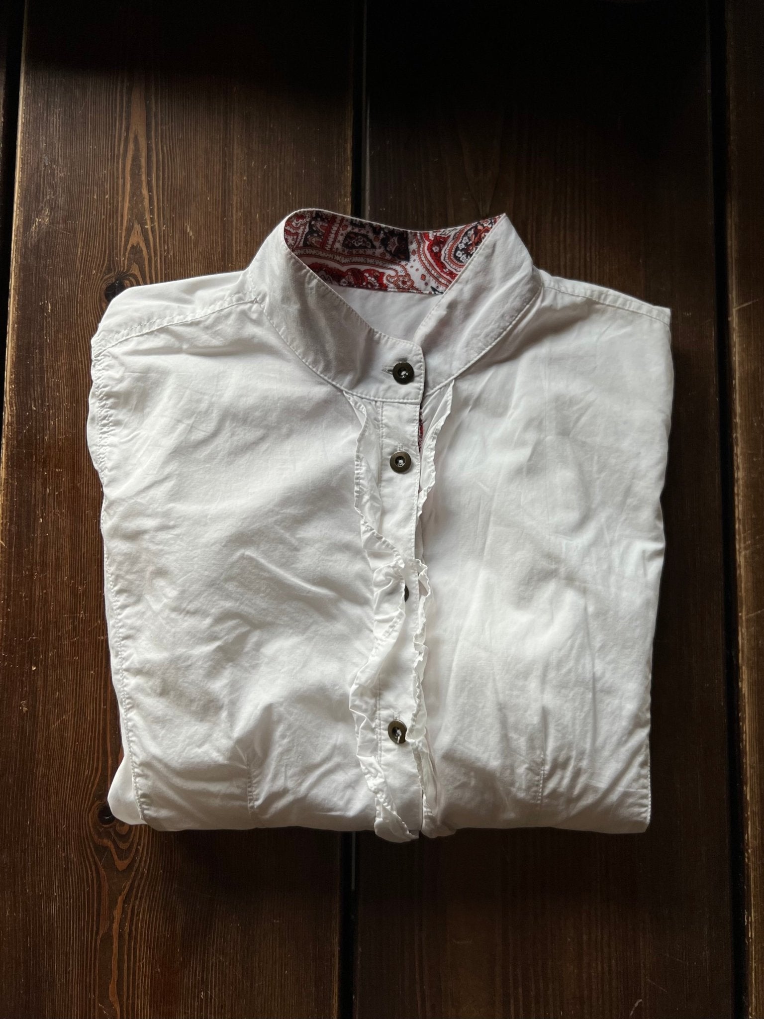 Preloved Emily puuvillapaita, valkoinen, M Siloa Secondhand – huollettu ja kuntotarkastettu