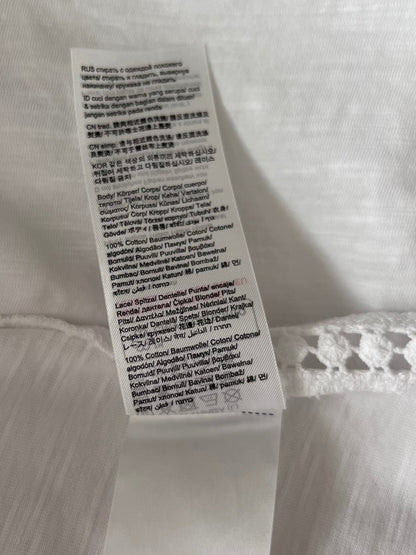 Preloved Esprit puuvilla t - paita, valkoinen, L Siloa Secondhand – huollettu ja kuntotarkastettu