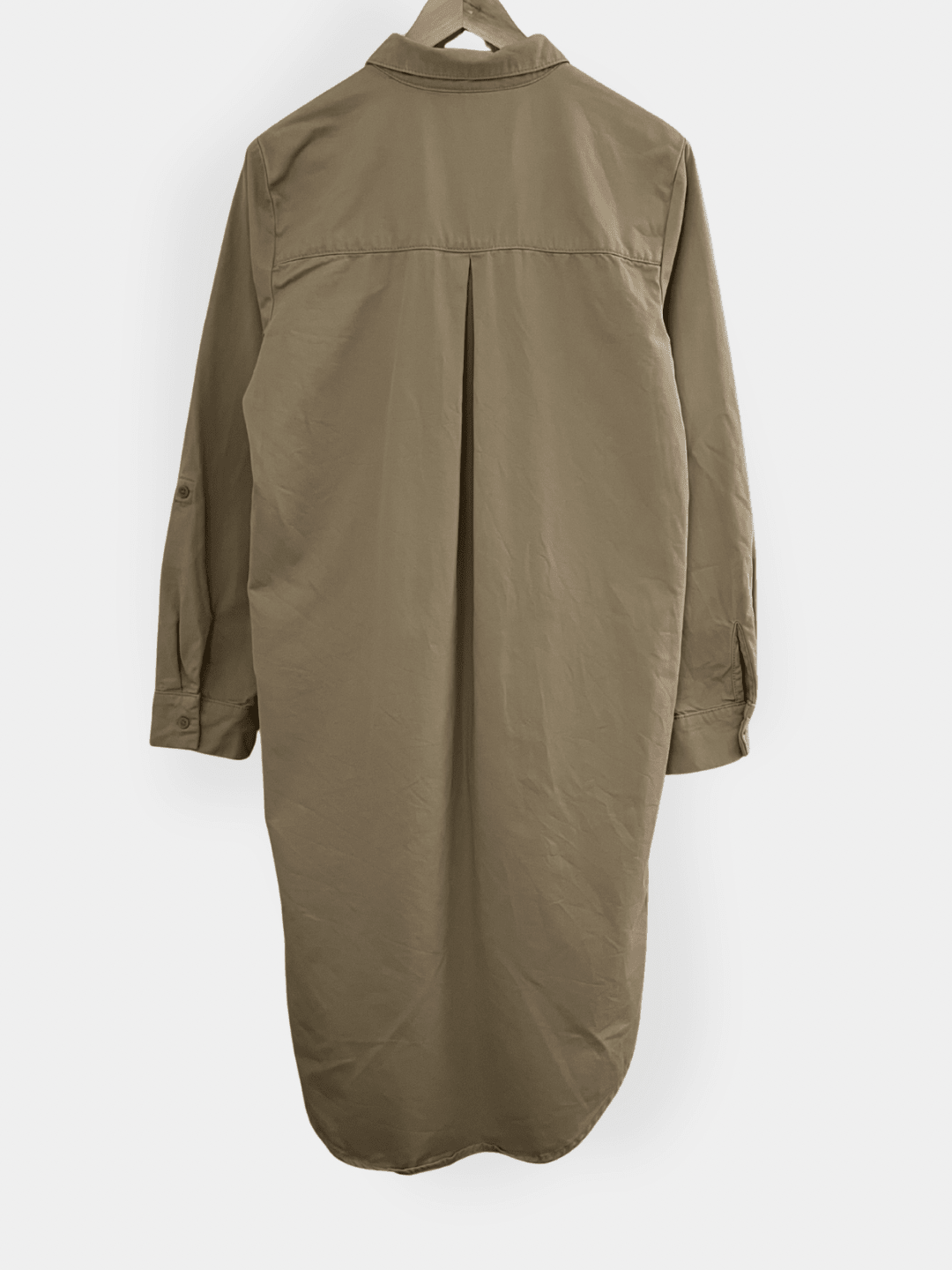 Preloved ESPRIT puuvillamekko, beige, S Siloa Secondhand – huollettu ja kuntotarkastettu