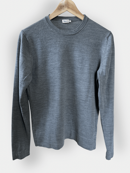 Preloved Filippa K merinovilla neulepusero, harmaa, koko M Siloa Secondhand – huollettu ja kuntotarkastettu