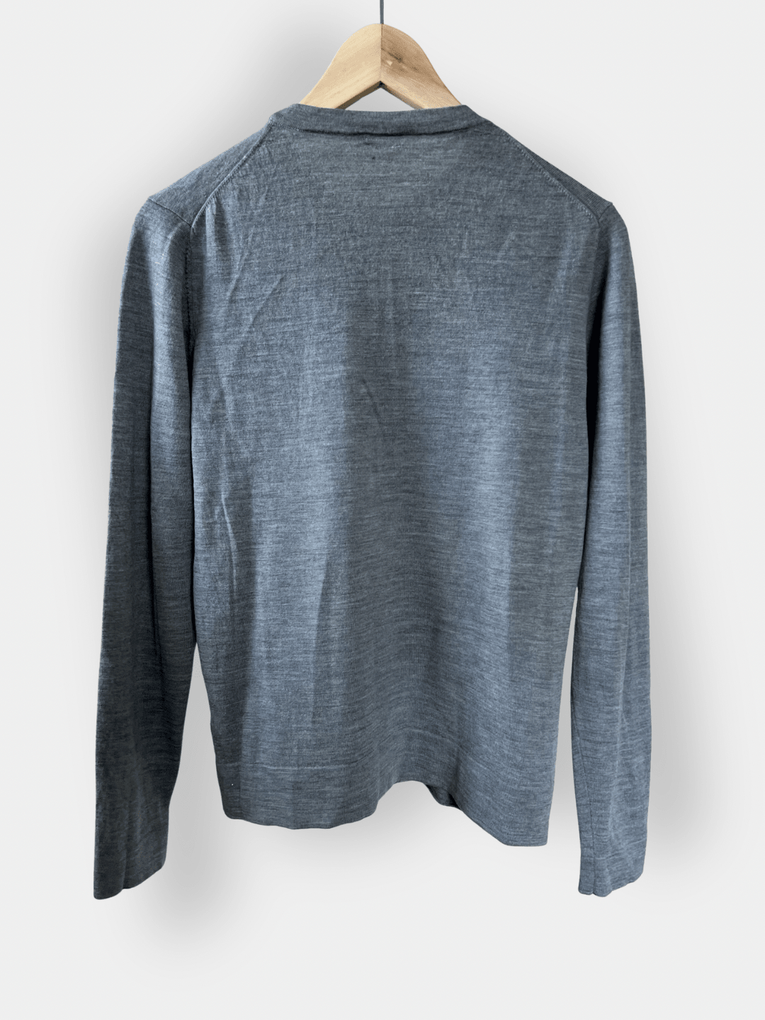 Preloved Filippa K merinovilla neulepusero, harmaa, koko M Siloa Secondhand – huollettu ja kuntotarkastettu