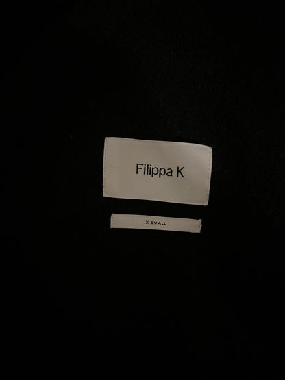 Preloved Filippa K musta villakangastakki 100 % villaa - S Siloa Secondhand – huollettu ja kuntotarkastettu