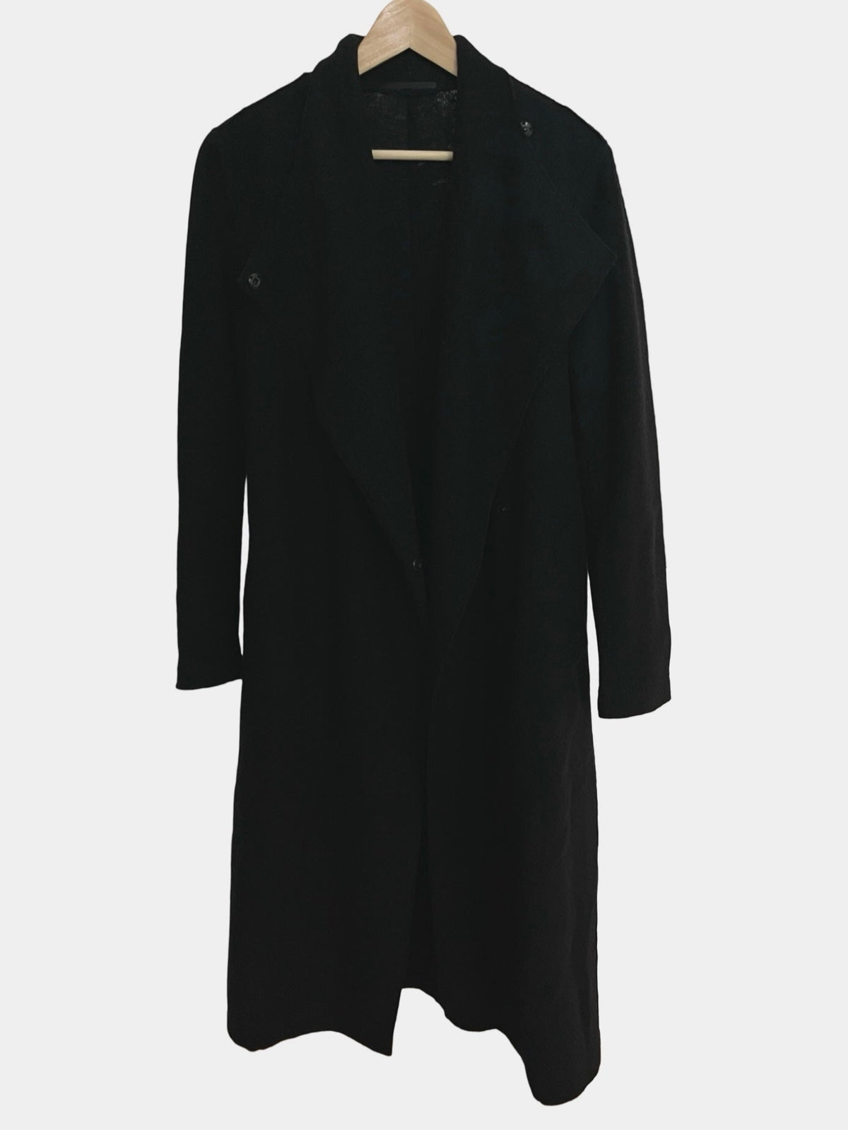 Preloved Filippa K musta villakangastakki 100 % villaa - S Siloa Secondhand – huollettu ja kuntotarkastettu