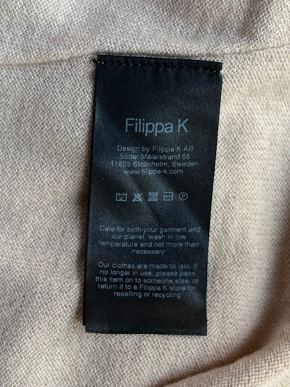 Preloved Filippa K neule puuvillaa/villaa, beige, XL Siloa Secondhand – huollettu ja kuntotarkastettu