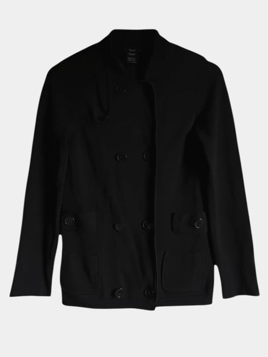 Preloved Filippa K neuletakki 100% merinovillaa, musta, M Siloa Secondhand – huollettu ja kuntotarkastettu