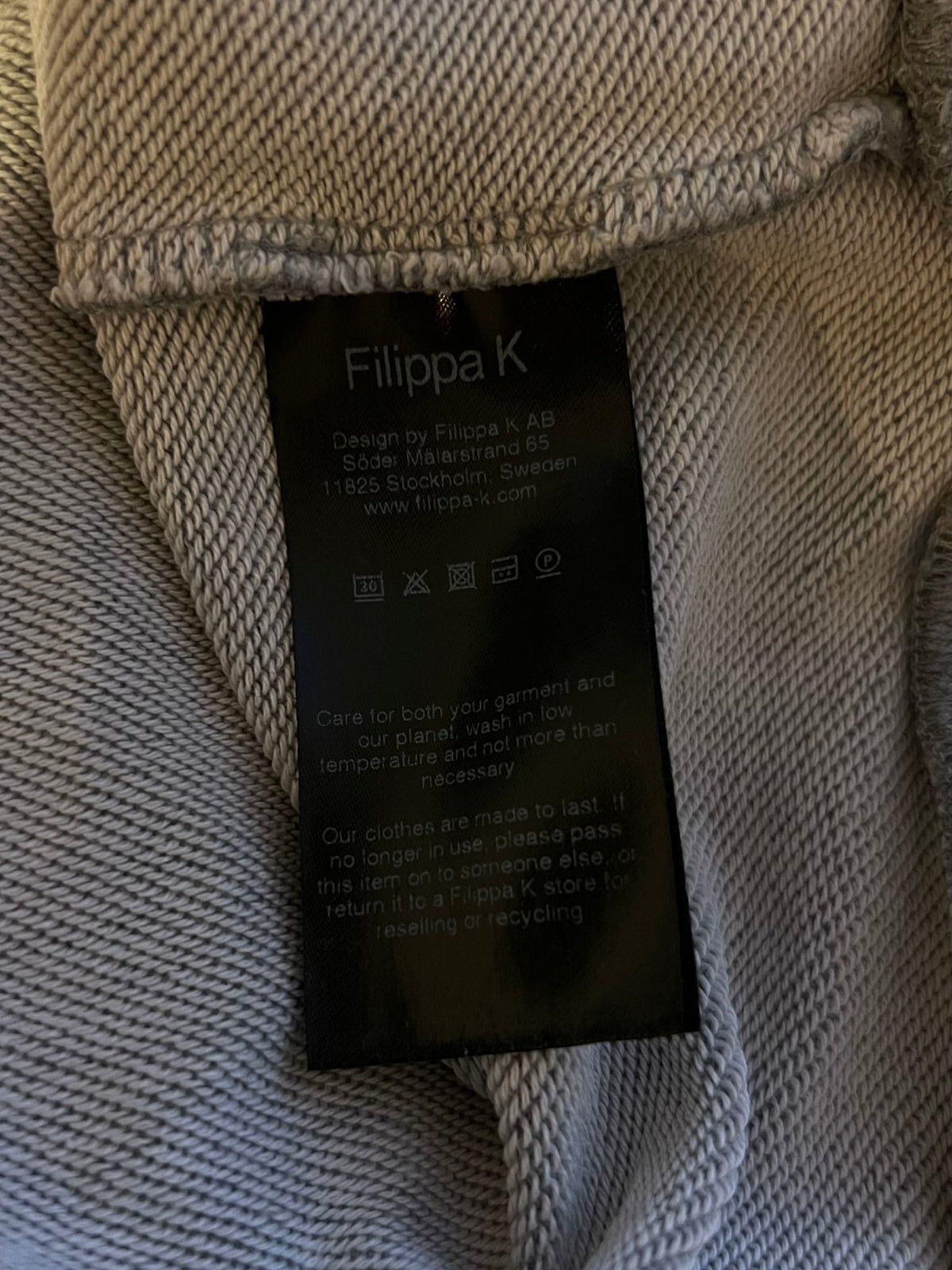 Preloved Filippa K puuvillacollege - L Siloa Secondhand – huollettu ja kuntotarkastettu