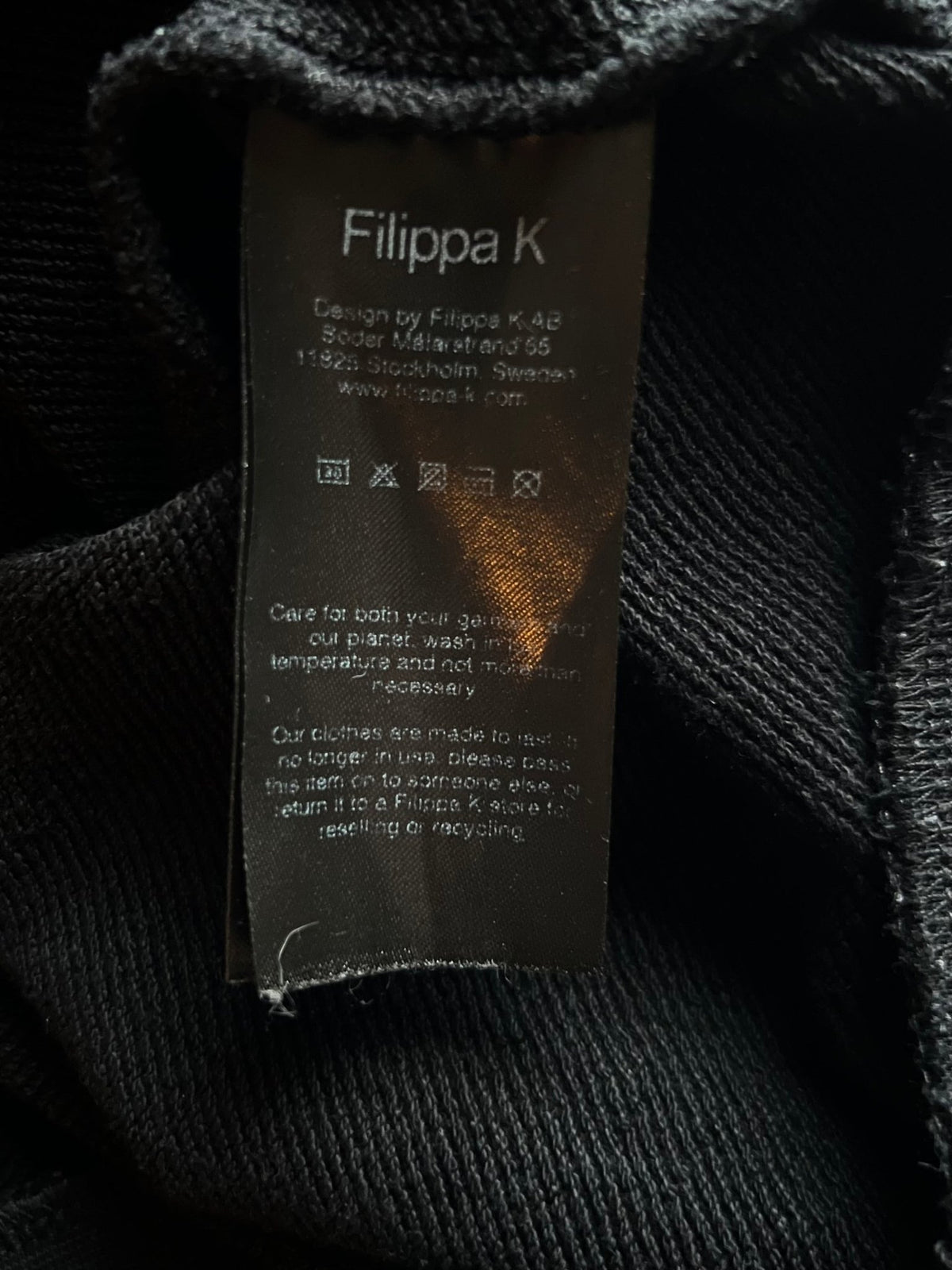 Preloved Filippa K puuvillacollege - S Siloa Secondhand – huollettu ja kuntotarkastettu