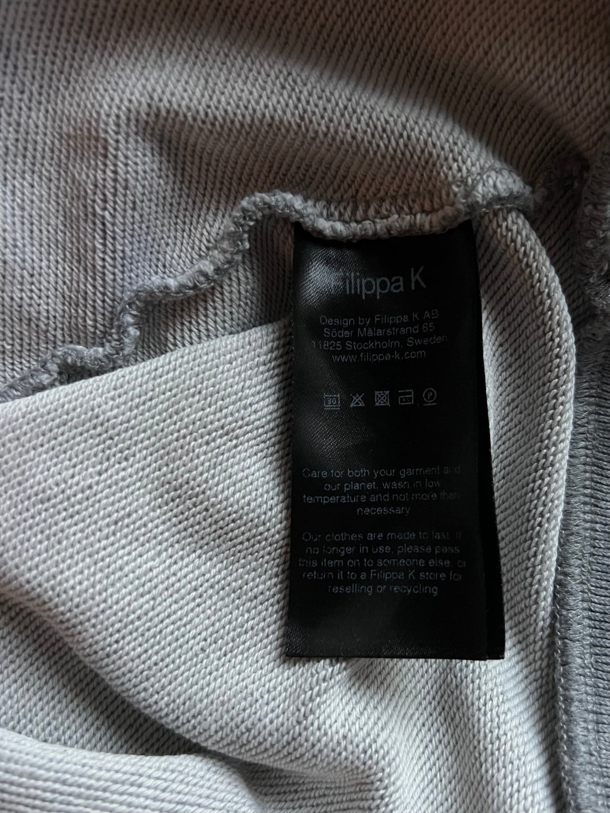 Preloved Filippa K puuvillacollege - S Siloa Secondhand – huollettu ja kuntotarkastettu