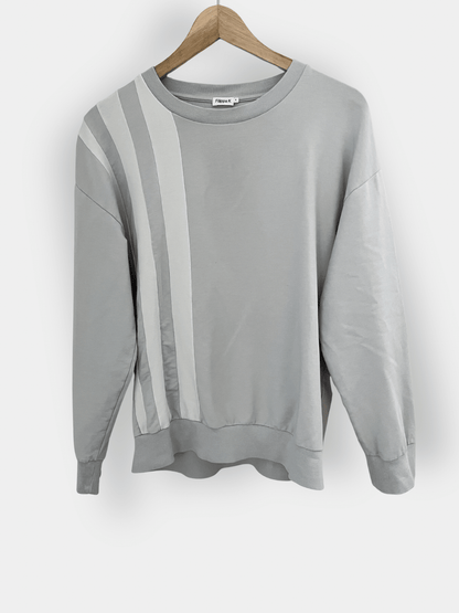 Preloved Filippa K puuvilla/lyocell collegepusero, harmaa, S Siloa Secondhand – huollettu ja kuntotarkastettu