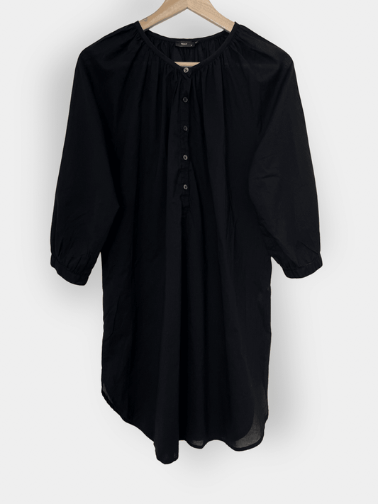 Preloved Filippa K puuvillamekko, musta, M Siloa Secondhand – huollettu ja kuntotarkastettu