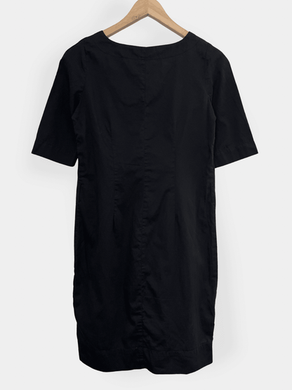 Preloved Filippa K puuvillamekko, musta, S Siloa Secondhand – huollettu ja kuntotarkastettu