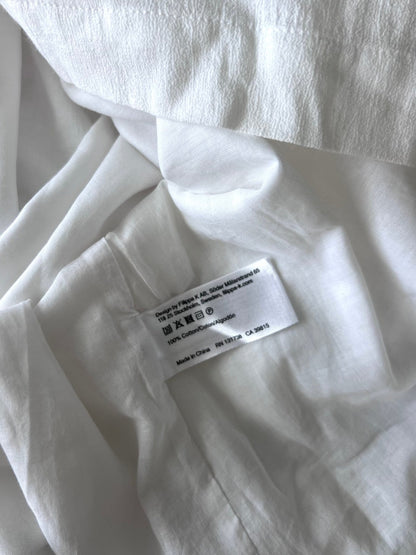 Preloved Filippa K puuvillamekko, valkoinen, M Siloa Secondhand – huollettu ja kuntotarkastettu