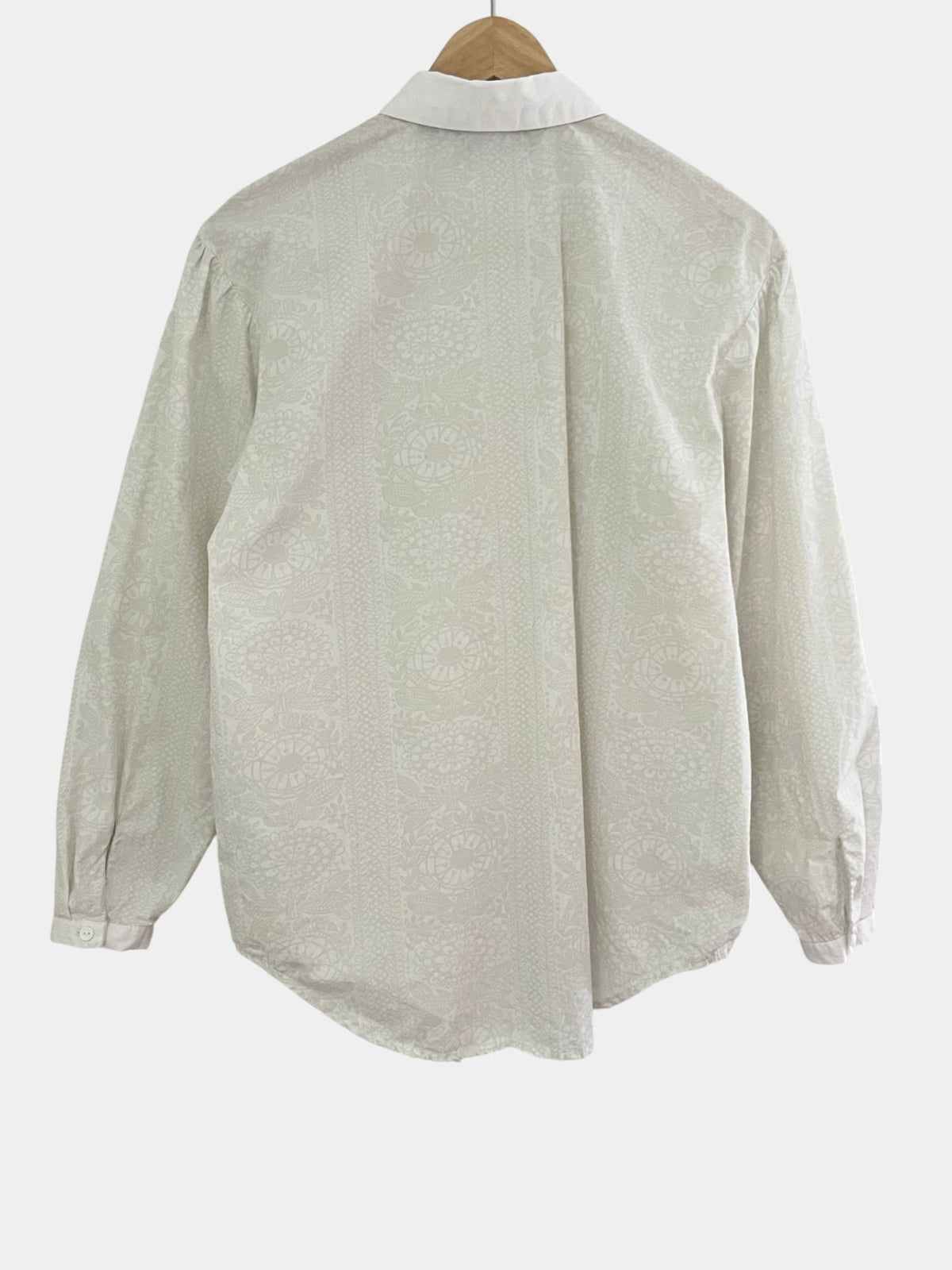 Preloved Finlayson puuvillapaita, luonnonvalkoinen, S Siloa Secondhand – huollettu ja kuntotarkastettu