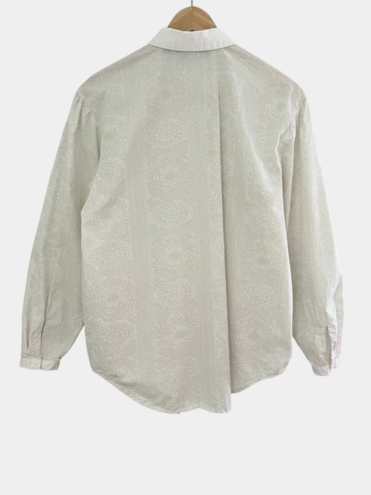 Preloved Finlayson puuvillapaita, luonnonvalkoinen, S Siloa Secondhand – huollettu ja kuntotarkastettu