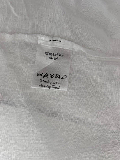 Preloved Flash woman pellava t - paita, valkoinen, M Siloa Secondhand – huollettu ja kuntotarkastettu