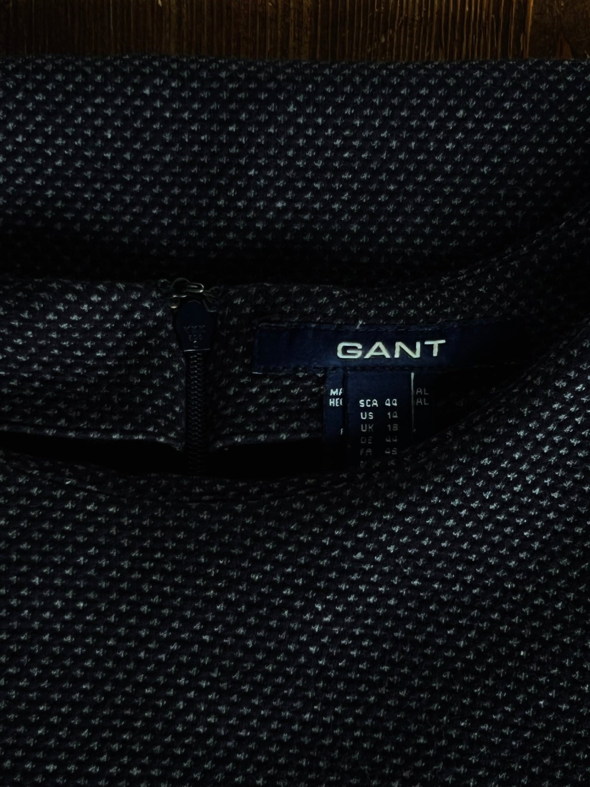 Preloved Gant puuvillamekko, tummansininen, L Siloa Secondhand – huollettu ja kuntotarkastettu