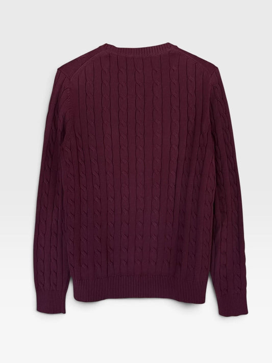 Preloved Gant puuvillaneule, luumu, M Siloa Secondhand – huollettu ja kuntotarkastettu