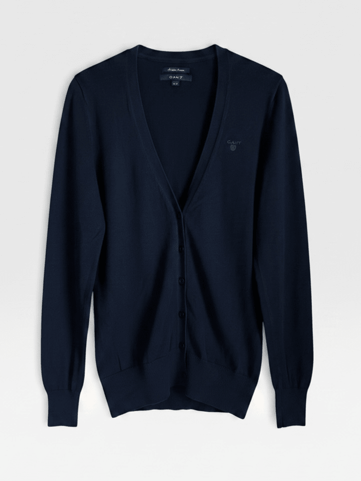 Preloved Gant puuvillaneule, tummansininen, M Siloa Secondhand – huollettu ja kuntotarkastettu
