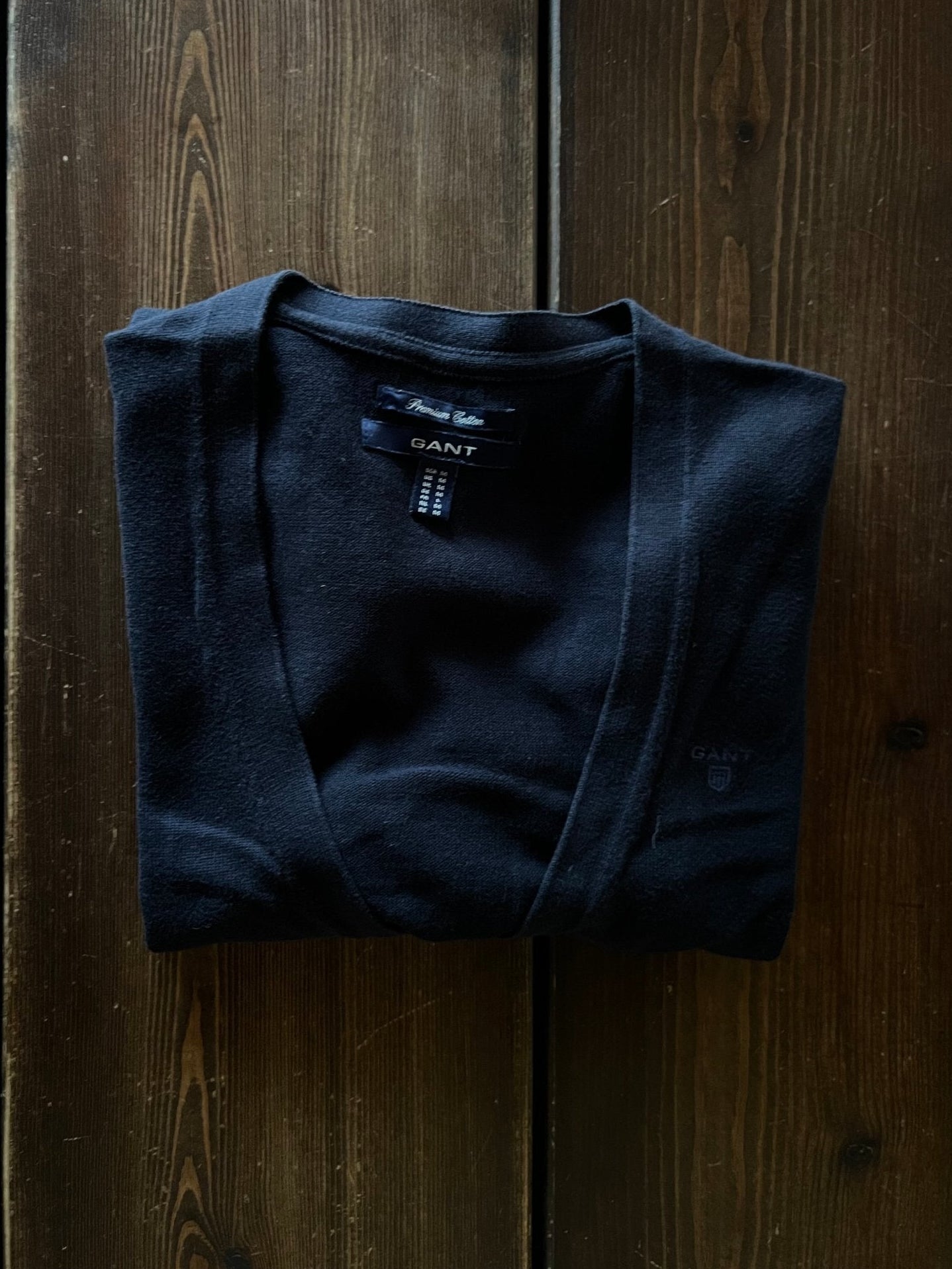 Preloved Gant puuvillaneule, tummansininen, M Siloa Secondhand – huollettu ja kuntotarkastettu