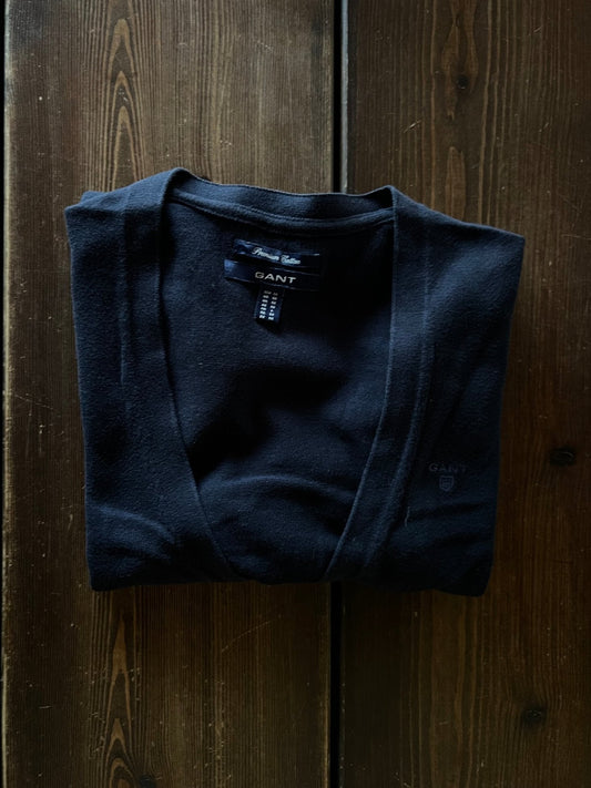 Preloved Gant puuvillaneule, tummansininen, M Siloa Secondhand – huollettu ja kuntotarkastettu