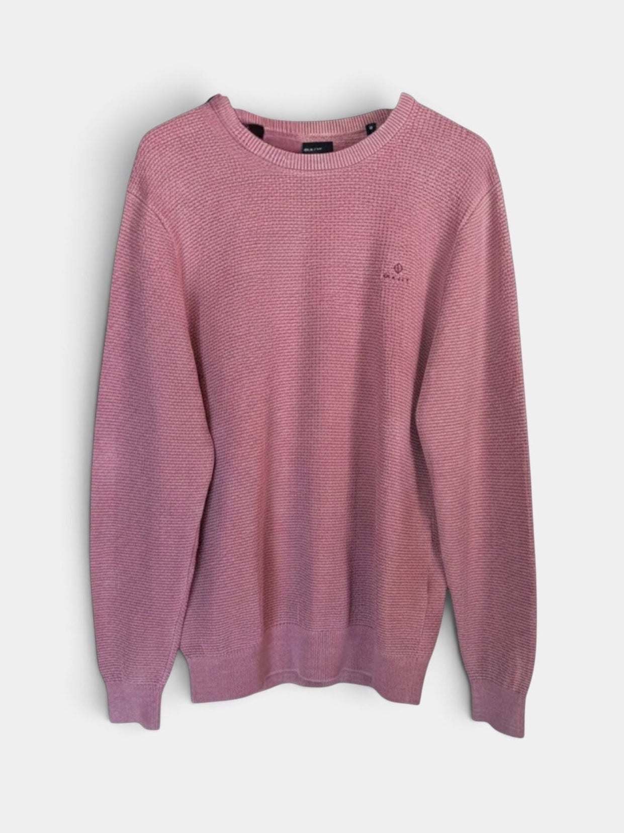 Preloved Gant puuvillaneule, vaaleanpunainen, M Siloa Secondhand – huollettu ja kuntotarkastettu