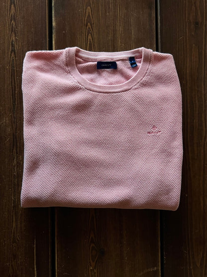 Preloved Gant puuvillaneule, vaaleanpunainen, S Siloa Secondhand – huollettu ja kuntotarkastettu