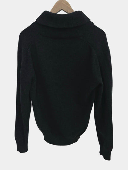 Preloved Gant tummanharmaa neule 100 % villaa - M Siloa Secondhand – huollettu ja kuntotarkastettu