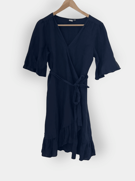 Preloved GAP pellavamekko, tummansininen, M Siloa Secondhand – huollettu ja kuntotarkastettu