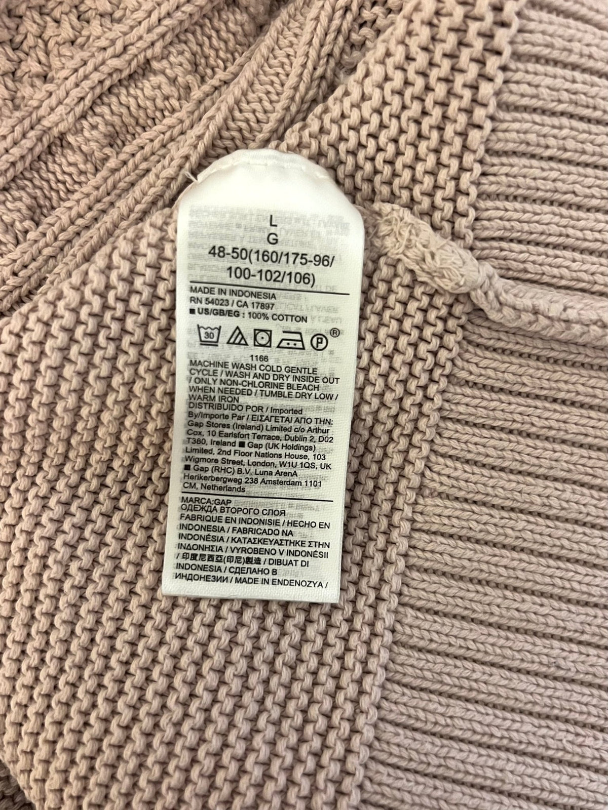 Preloved Gap puuvillaneule - L Siloa Secondhand – huollettu ja kuntotarkastettu