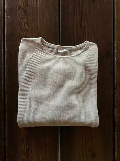 Preloved Gerry Weber puuvillaneule, luonnonvalkoinen, L Siloa Secondhand – huollettu ja kuntotarkastettu