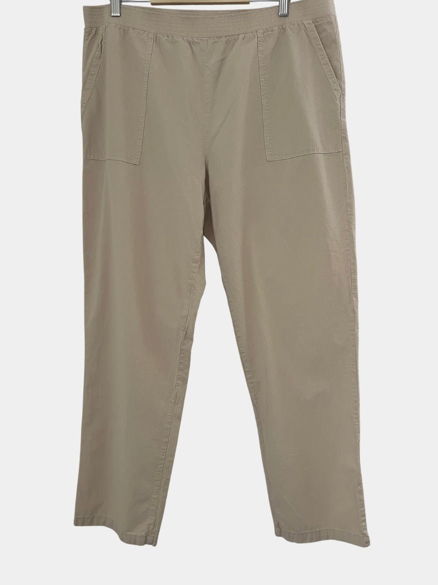 Preloved Jocca puuvillahousut, beige, XL Siloa Secondhand – huollettu ja kuntotarkastettu