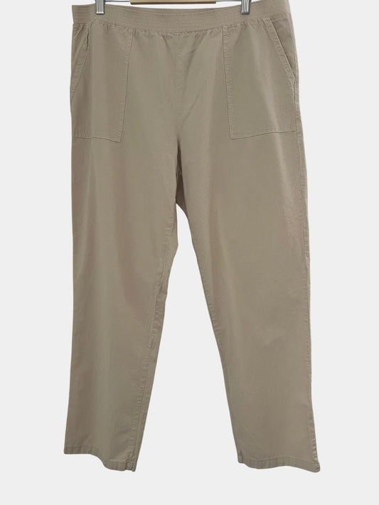 Preloved Jocca puuvillahousut, beige, XL Siloa Secondhand – huollettu ja kuntotarkastettu