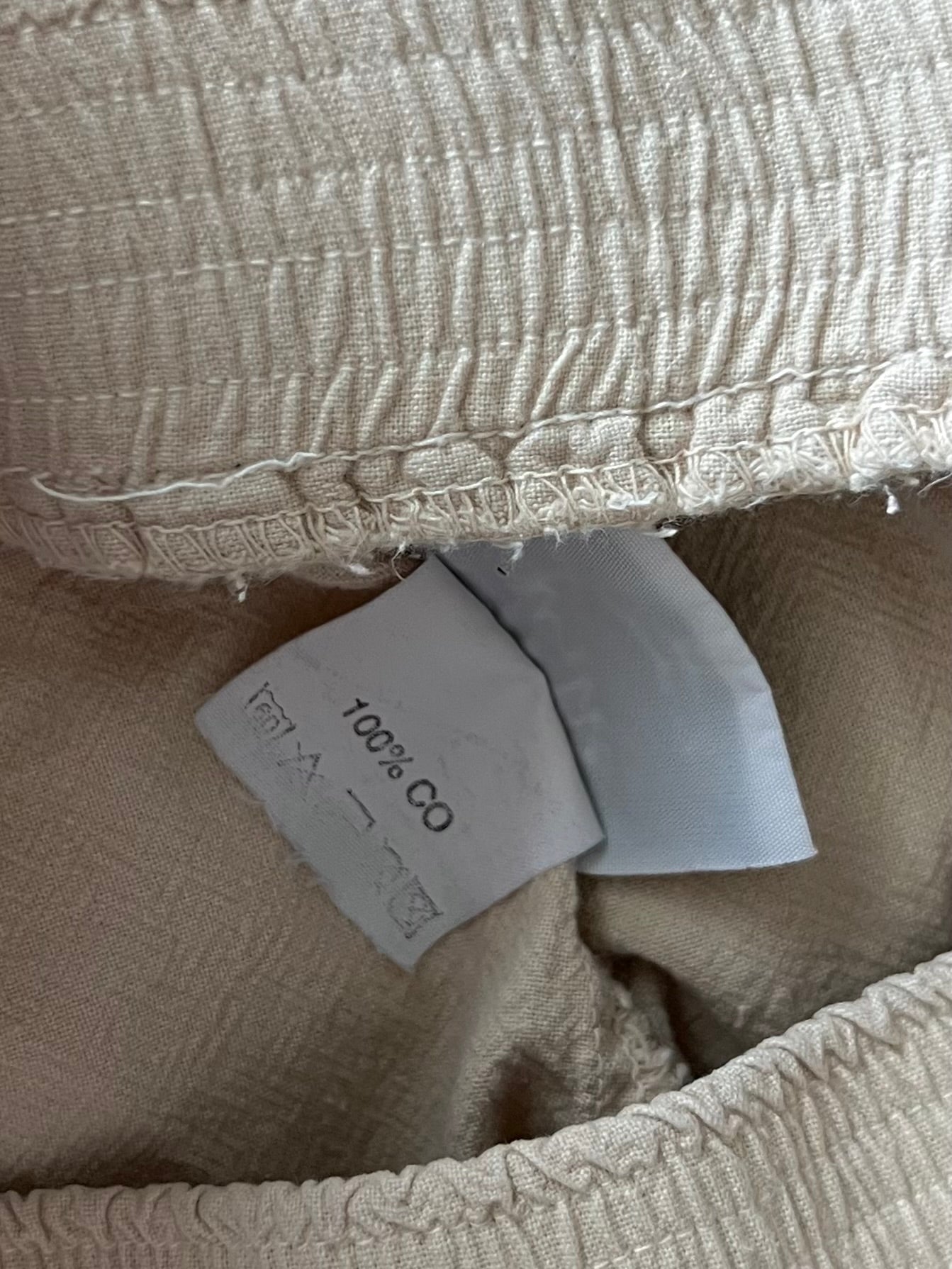 Preloved Jocca puuvillahousut, beige, XL Siloa Secondhand – huollettu ja kuntotarkastettu