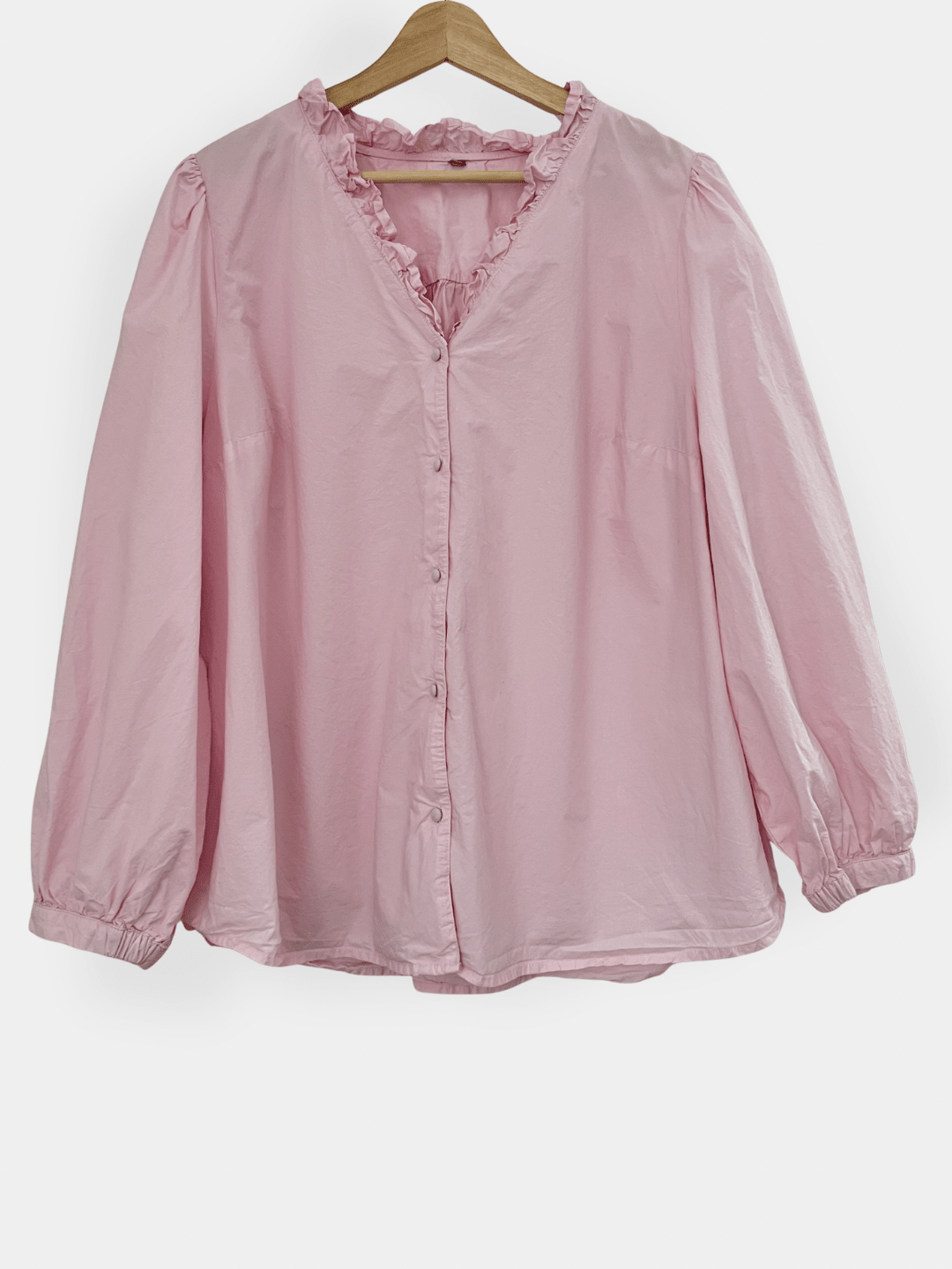 Preloved Kappahl puuvillapusero, vaaleanpunainen, XL Siloa Secondhand – huollettu ja kuntotarkastettu