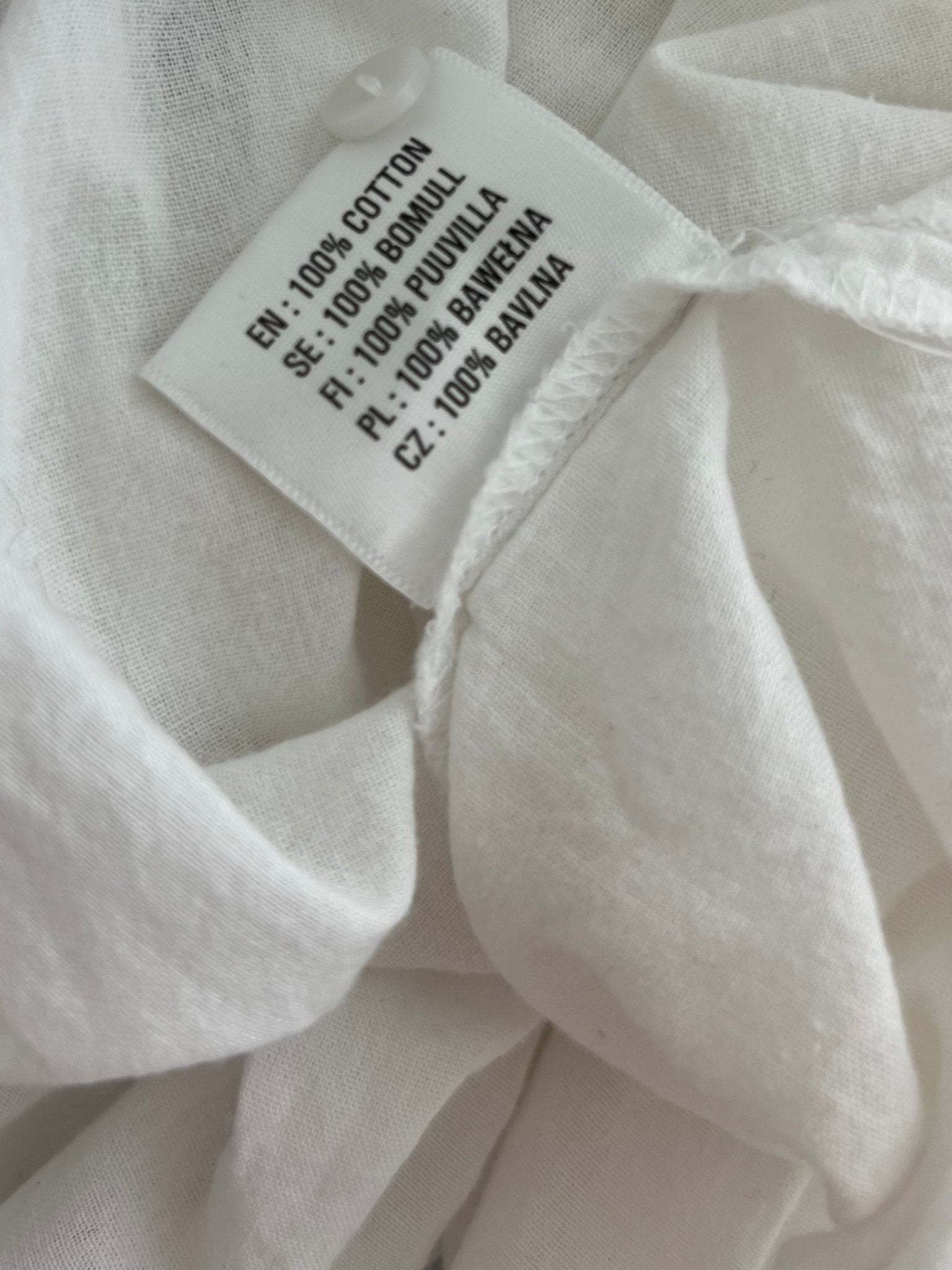 Preloved Kappahl puuvillapusero, valkoinen, L Siloa Secondhand – huollettu ja kuntotarkastettu